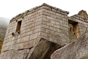Machu Picchu, Peru, 2015 - Inca Stone Building Machu Picchu Peru South America photo