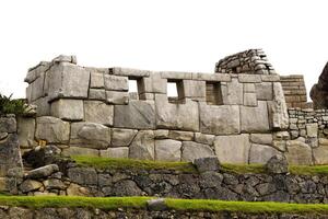 Machu Picchu, Peru, 2015 - Temple Of The Three Windows Inca Ruins South America photo