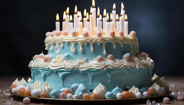 Birthday Cake Candles Stock Photos, Images and Backgrounds for Free