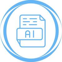 icono de vector de ai