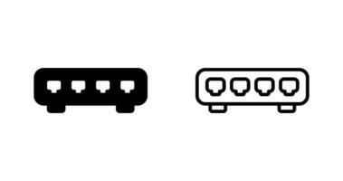 Ethernet Switch Vector Icon