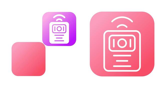 inalámbrico intercomunicador vector icono