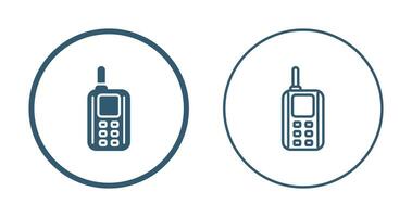 icono de vector de walkie-talkie