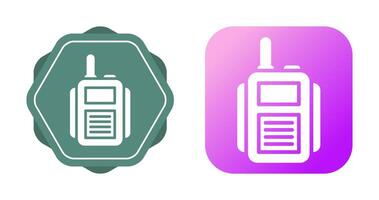 Hand crank radio Vector Icon