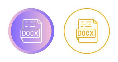 icono de vector docx