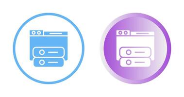 Windows Hosting Vector Icon