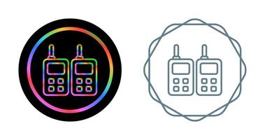 Two way Radio Vector Icon