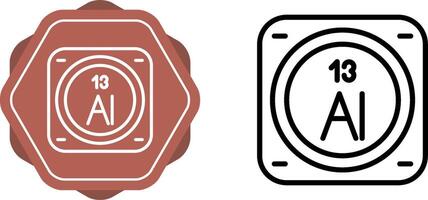 Unique Two Icons Set vector