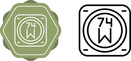 Unique Two Icons Set vector