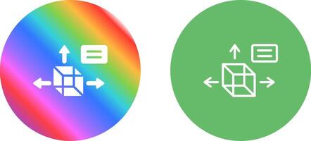 Unique Two Icons Set vector