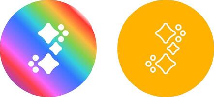 Unique Two Icons Set vector