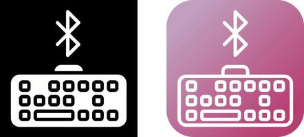 Bluetooth Keyboard Vector Icon