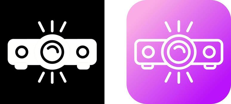 icono de vector de proyector