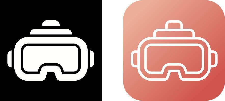 Virtual Reality Headset Vector Icon