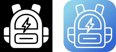 Smart Backpack Vector Icon