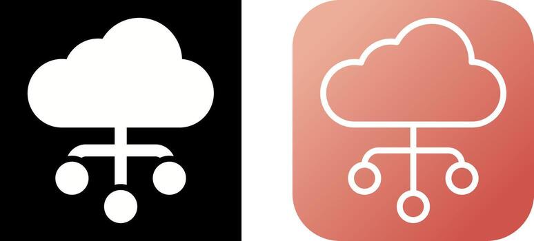 Cloud Computing Vector Icon