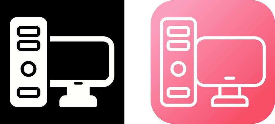 Computer Vector Icon