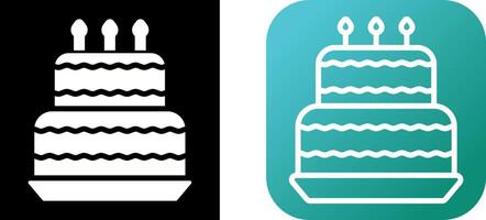 Birthday cake Vector Icon