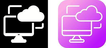 Cloud Monitoring Vector Icon