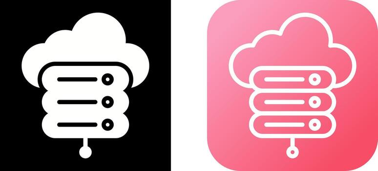 Cloud Storage Vector Icon