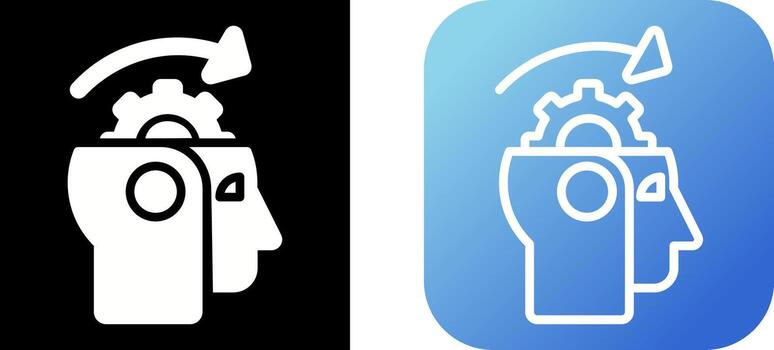 Machine Learning Vector Icon