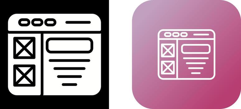 Wireframe Vector Icon