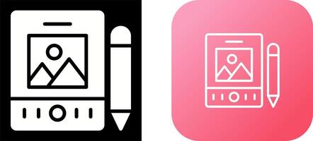 Pen Tablet Vector Icon