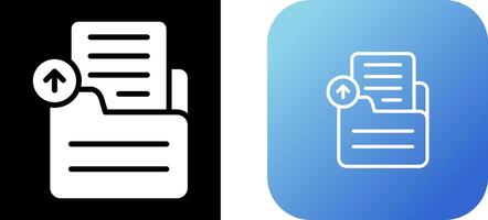 Document Upload Vector Icon