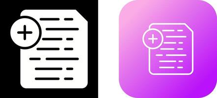 Document Insert Icon Vector Icon