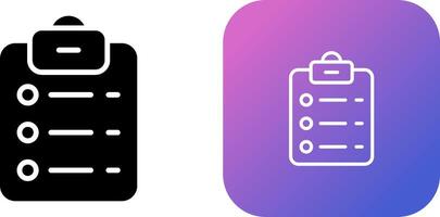 List Check Vector Icon