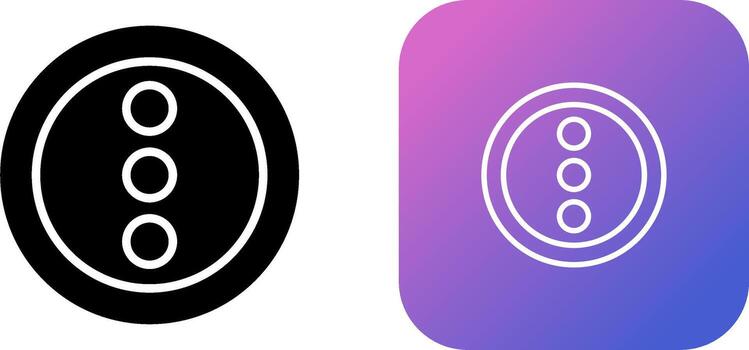 menú puntos vertical vector icono