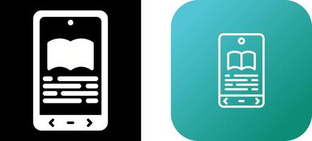 E book Reader Vector Icon