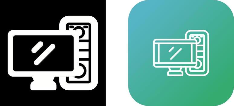 Computer Vector Icon