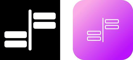 Horizontal Alignment Vector Icon