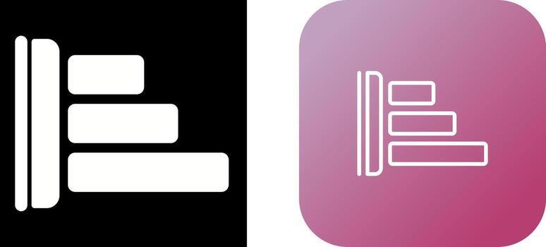 Left Align Vector Icon