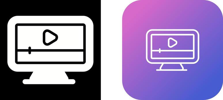 Computer Vector Icon