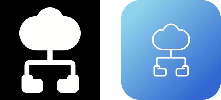 Cloud Computing Vector Icon