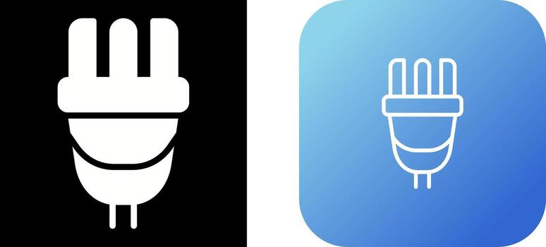 icono de vector de enchufe