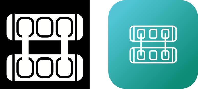 icono de vector de interruptor de red