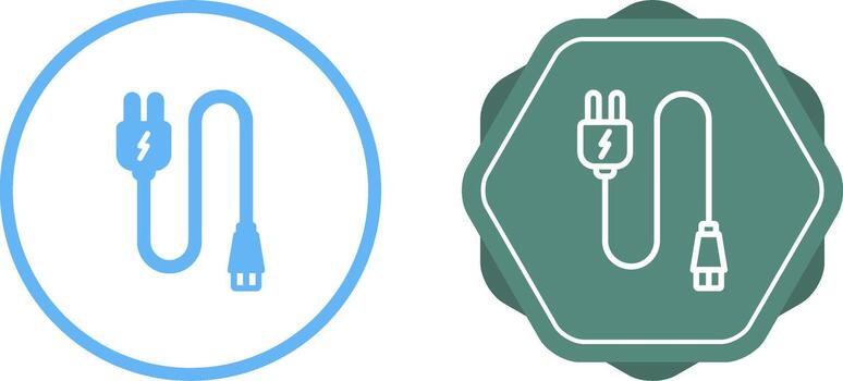 Monitor Cable Vector Icon