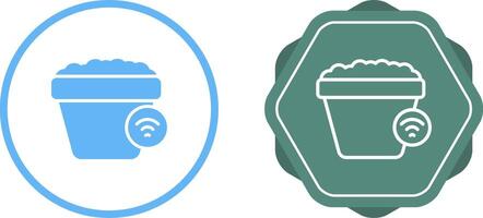 Smart Plant Pot Vector Icon