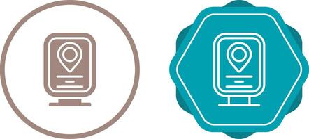 interactivo monitor vector icono