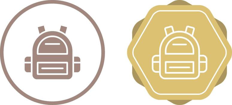 icono de vector de mochila