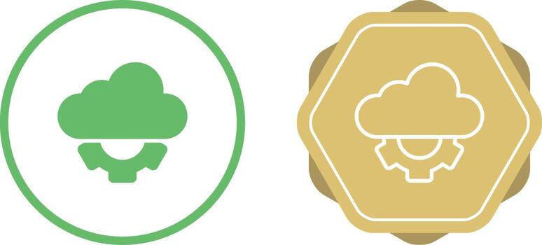 Cloud API Vector Icon