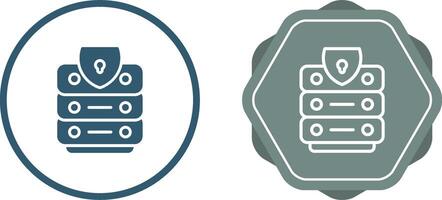 Data Center Security Vector Icon