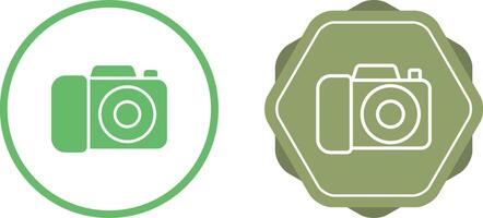 icono de vector de cámara dslr