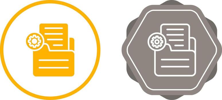 Document Settings Vector Icon