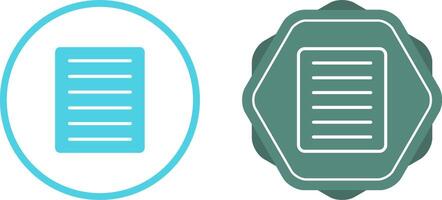 Document Align Justify Vector Icon