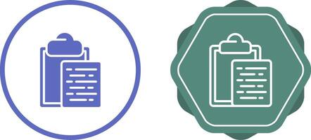 Document Paste Vector Icon