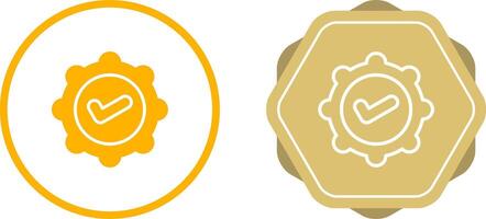 Badge Check Vector Icon